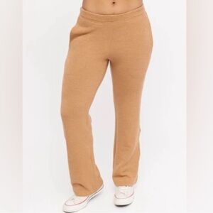 Smash + Tess Zoe Straight Leg Pants in Cinnamon Brown